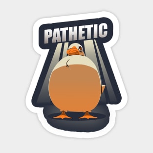 Judgmental Duck Sticker